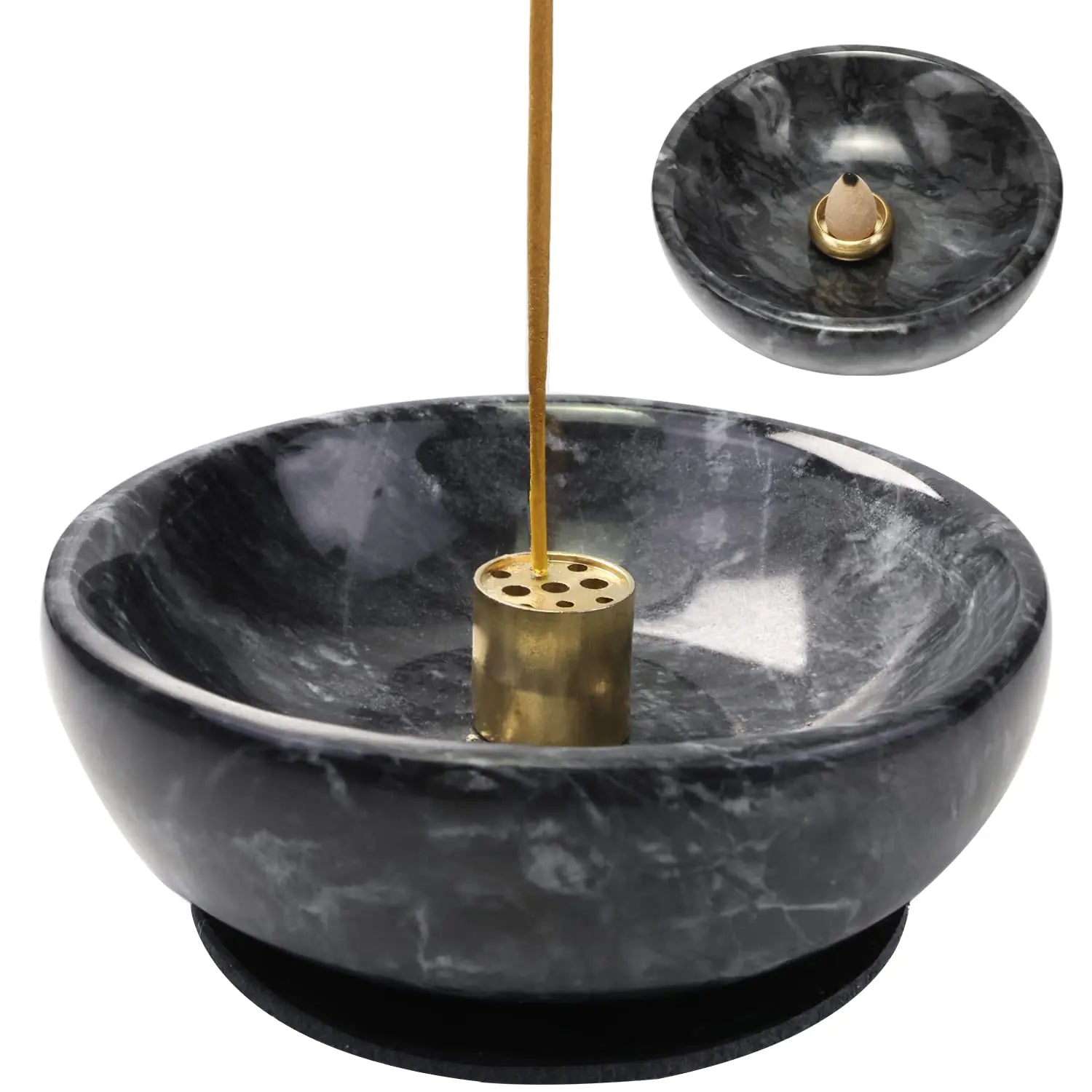 Elegant Natural Marble Incense Holder đżSpa Nights