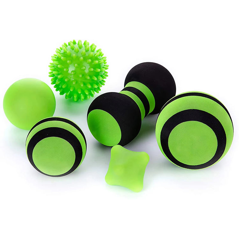 Acupoint fysiotherapie massageballen - ideaal voor: yoga diepe weefselmassage trigger point therapie en zelf myofasciale afgifte fysiotherapieapparatuur (stekelige bal)
