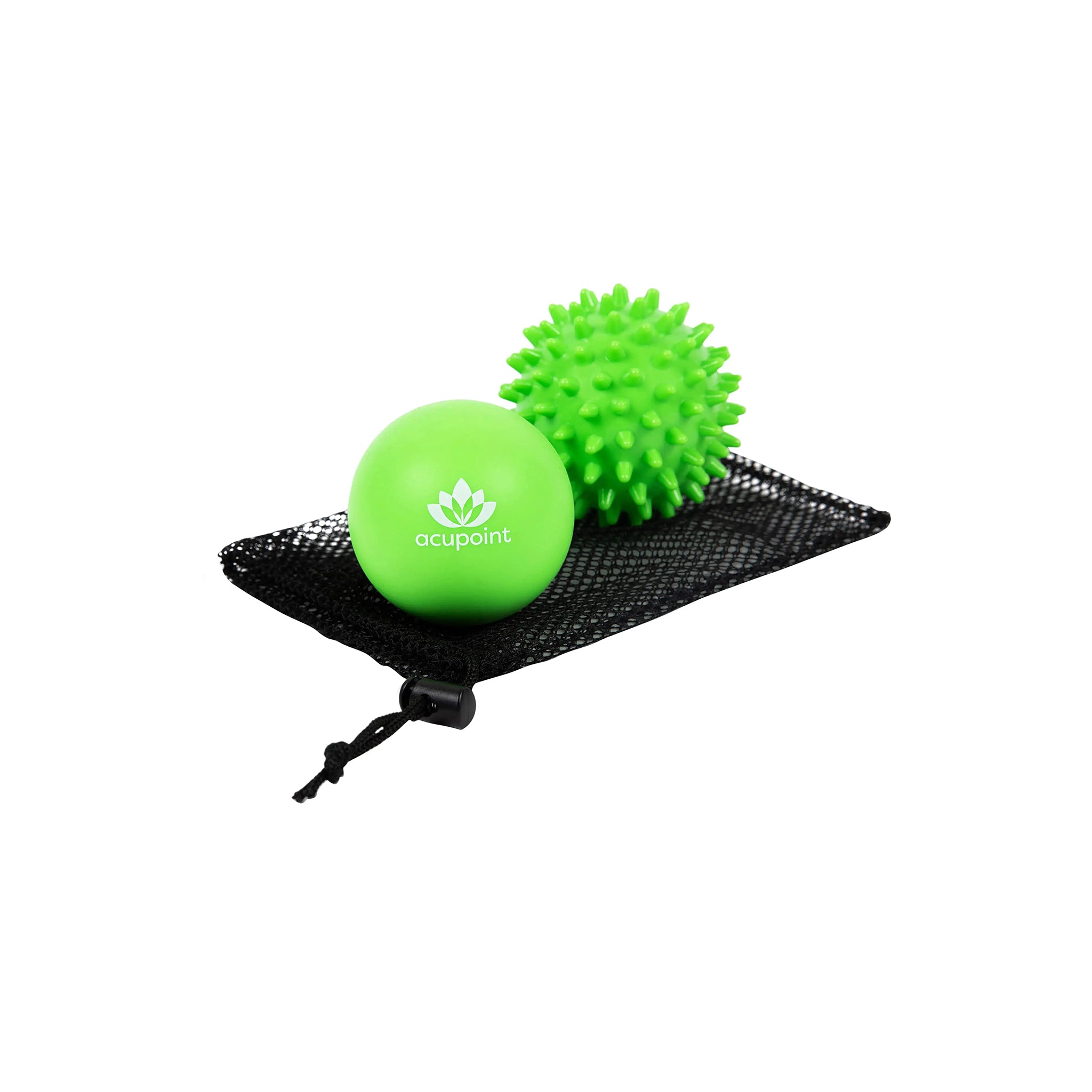 Acupoint fysiotherapie massageballen - ideaal voor: yoga diepe weefselmassage trigger point therapie en zelf myofasciale afgifte fysiotherapieapparatuur (stekelige bal)