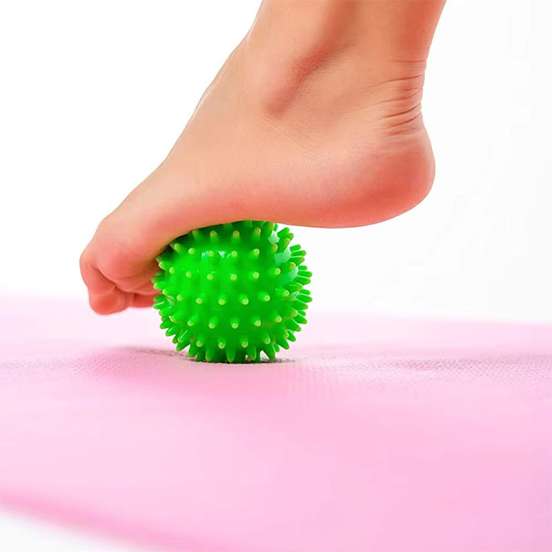 Acupoint fysiotherapie massageballen - ideaal voor: yoga diepe weefselmassage trigger point therapie en zelf myofasciale afgifte fysiotherapieapparatuur (stekelige bal)