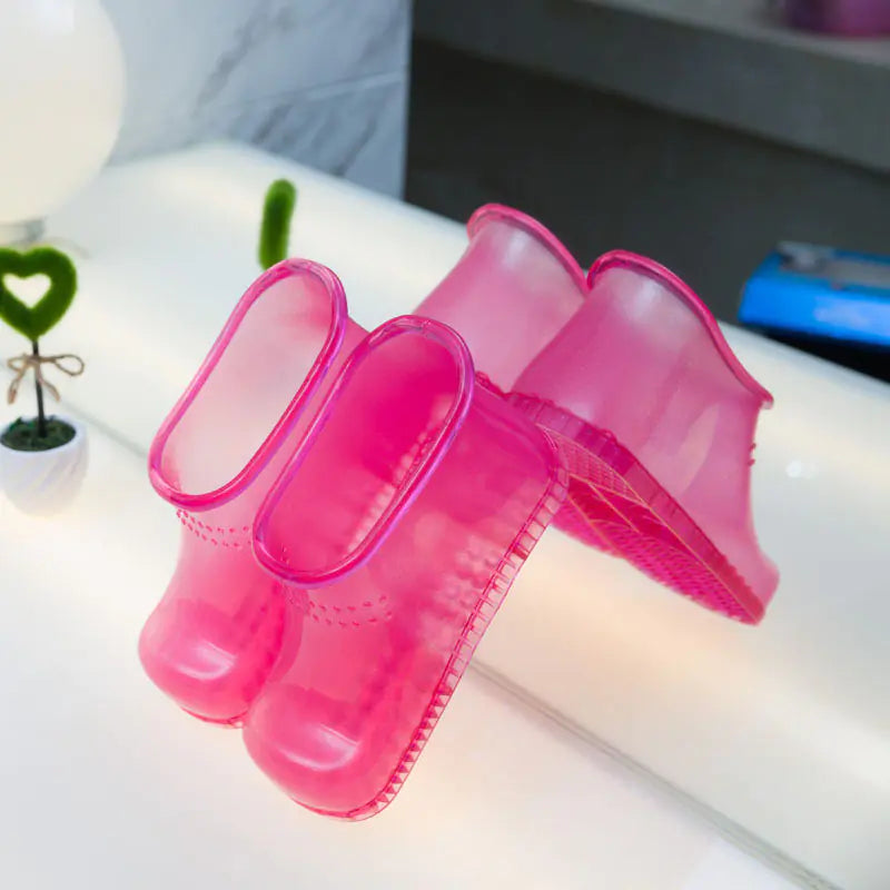 Voetspa -slippers met massagefunctie