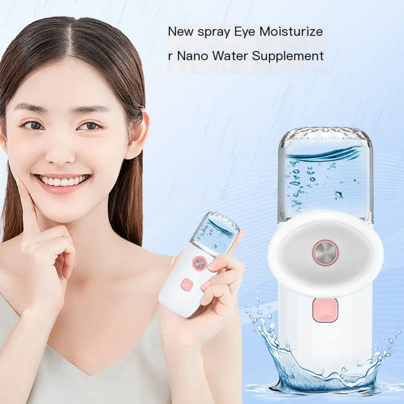 Oog spa nano mist spuiter voor hydratatie en zorg