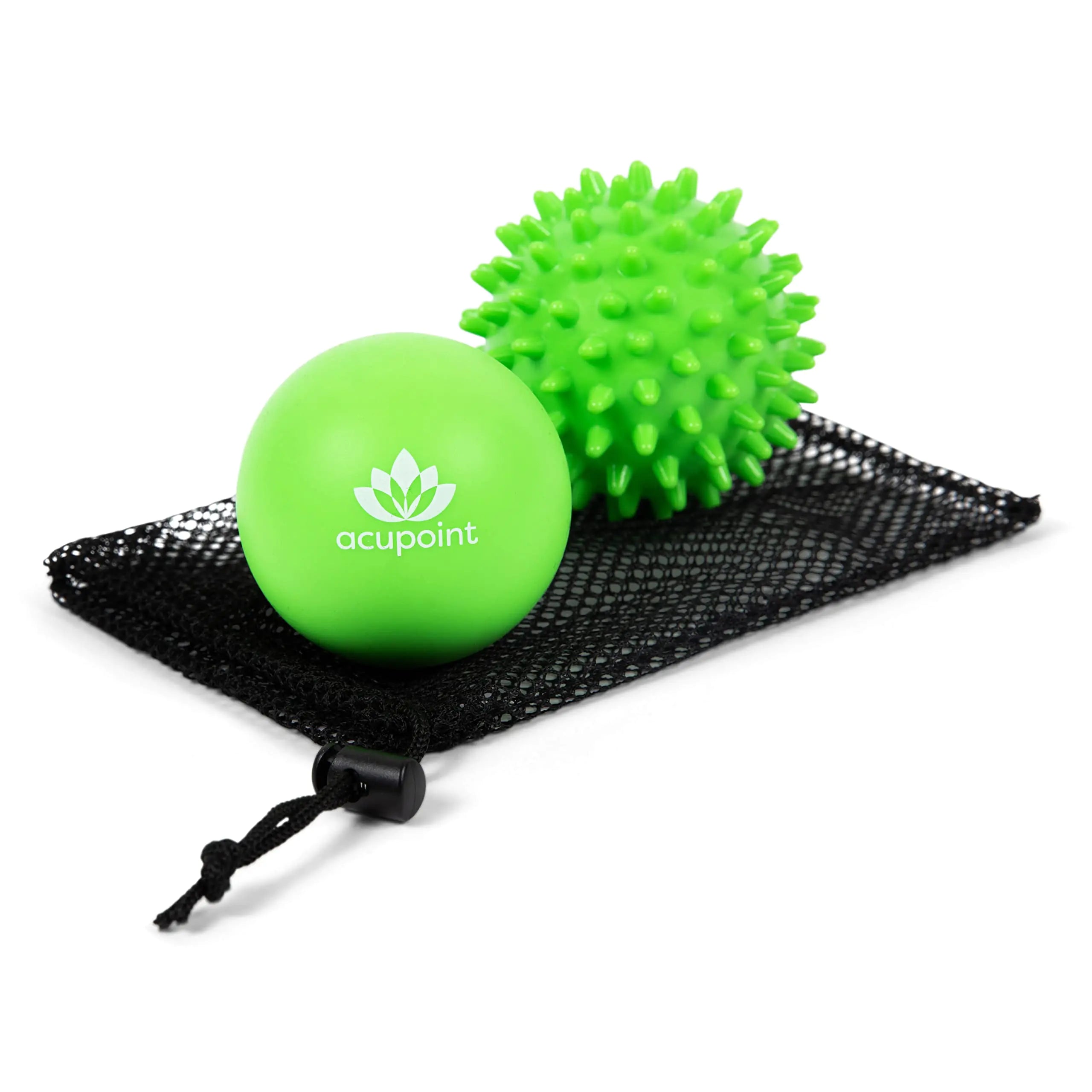 Acupoint fysiotherapie massageballen - ideaal voor: yoga diepe weefselmassage trigger point therapie en zelf myofasciale afgifte fysiotherapieapparatuur (stekelige bal)