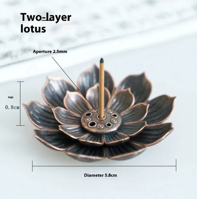 Alloy Lotus wierookbrander