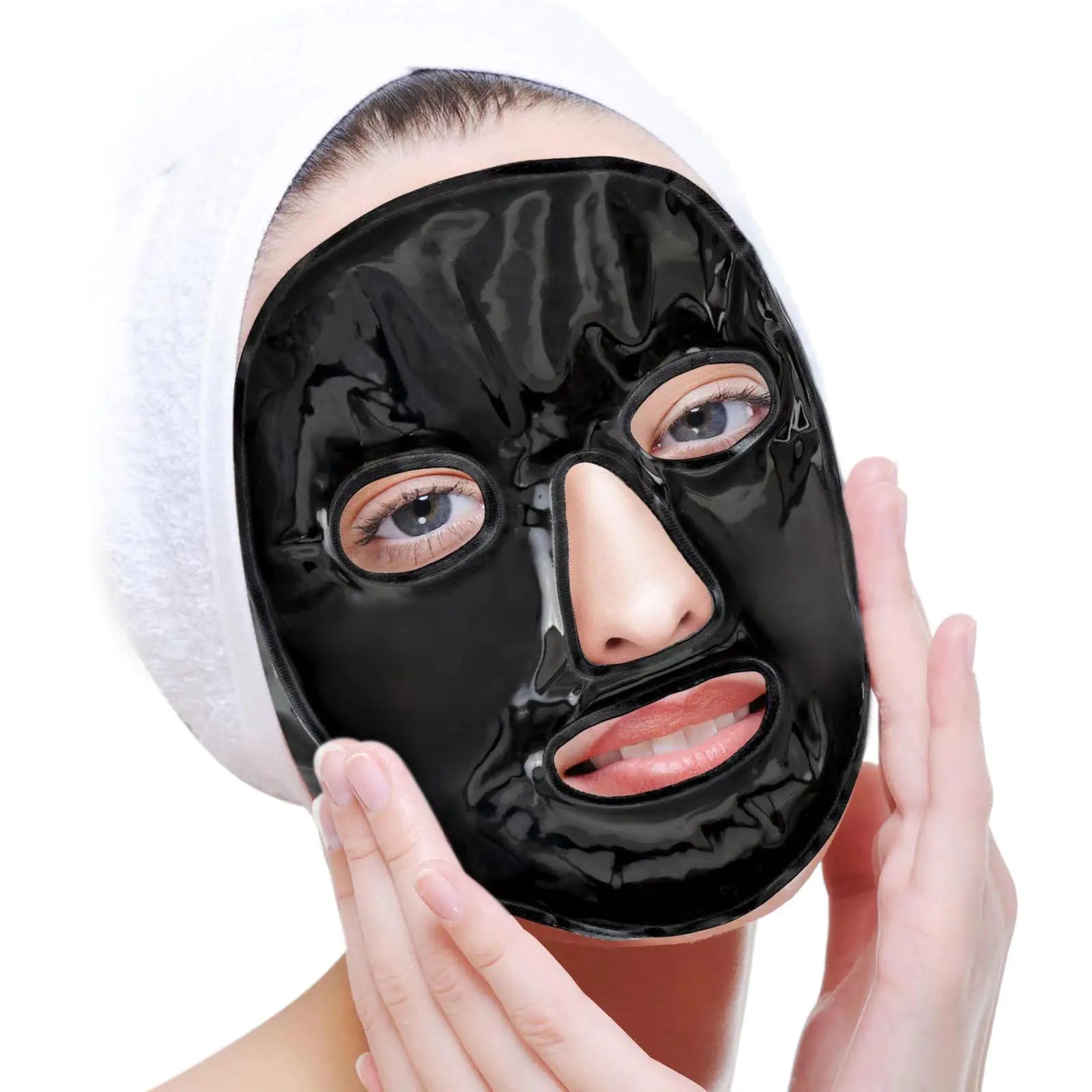 Leostep Koelmasker LCE FACE MASK MASK GEL kralen Hot koud kompres Pack bevroren gezichtsmaskers voor slaapdrukwalsheid hoofdpijn