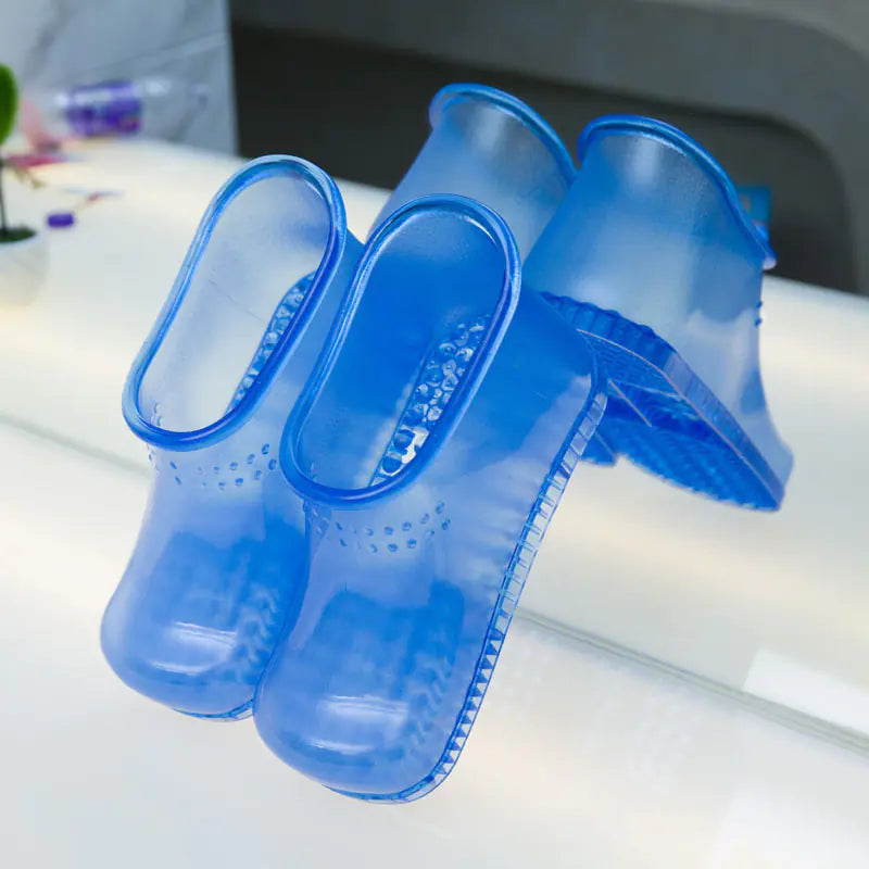 Voetspa -slippers met massagefunctie